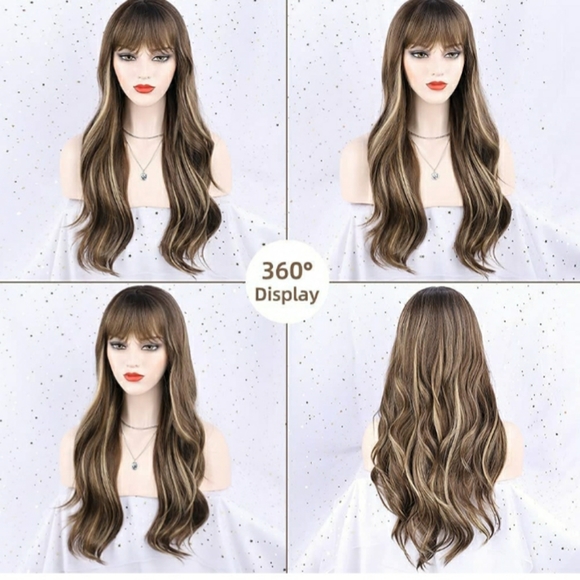 Ginger Orange Color Loose Wave Hair Replacement - Picture 4 of 4